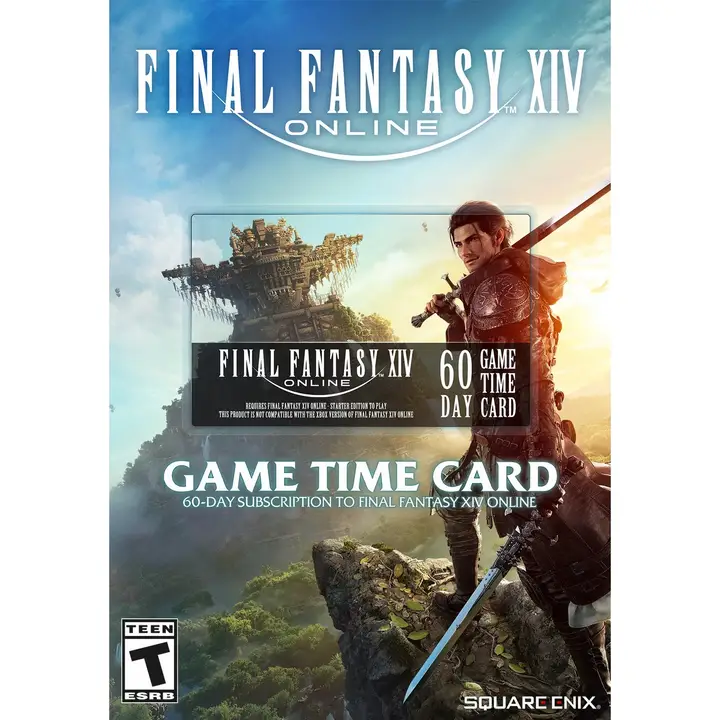 Final Fantasy XIV Online 60 Day Game Time Code - PC