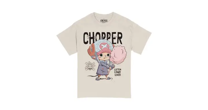 One Piece Cotton Candy Lover Chopper Unisex Short Sleeve Graphic T-Shirt