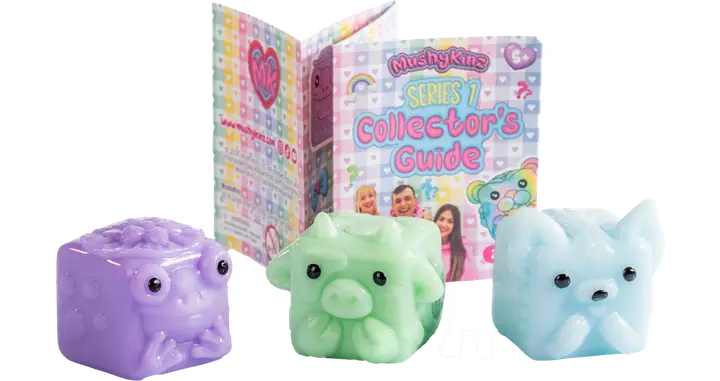 Mushykinz Mini Mystery Squishy Stress Toy 3-Pack (Styles May Vary)