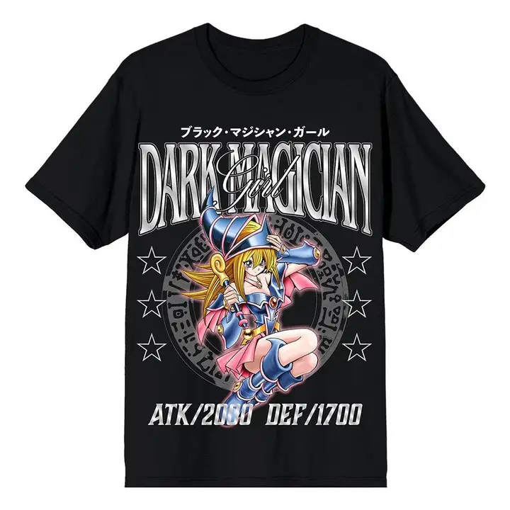 Yu-Gi-Oh! Dark Magician Girl Foil Unisex Graphic T-Shirt Exclusivité Le Repère du Geek