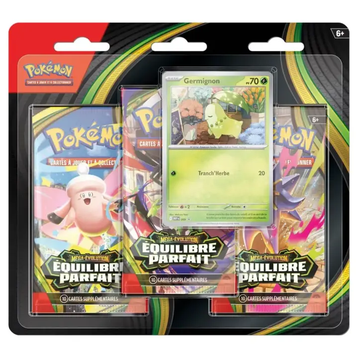 Tripack Pokémon Équilibre Parfait — français (ME03)